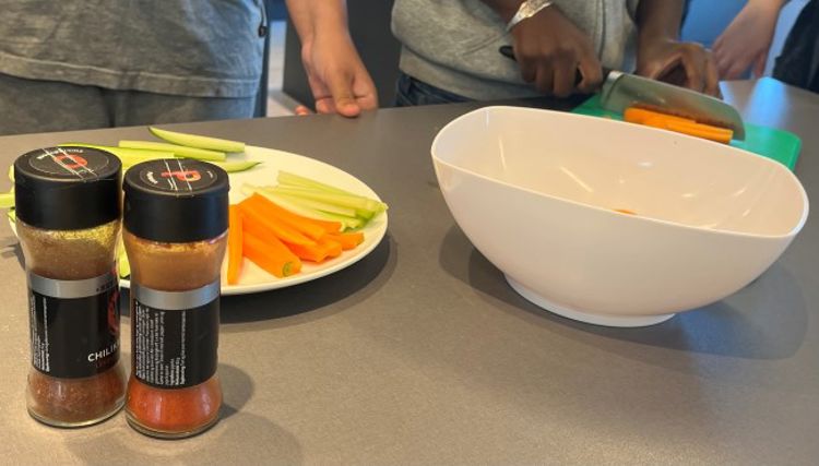 Foto: Anne Myrvold Grønnsaker med hummus