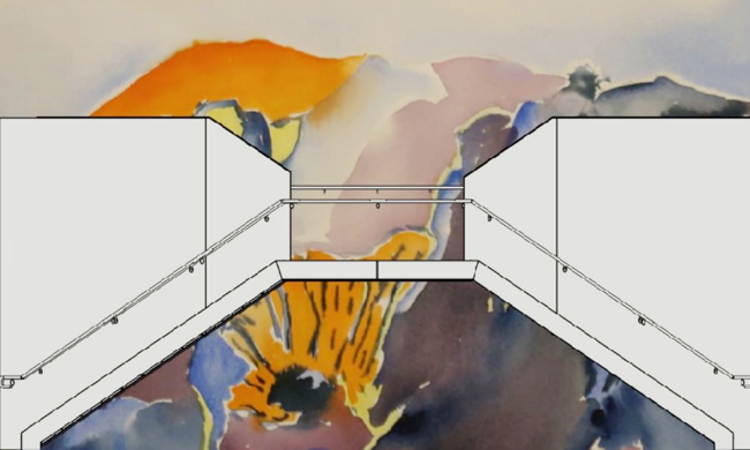 Skisser av ny kunst på Ellingsrud skole